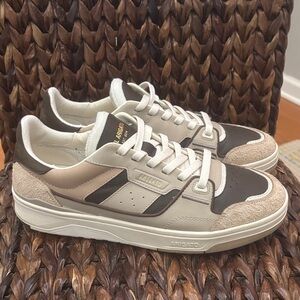 Axel Arigato Cream and Brown Men's Sneakers